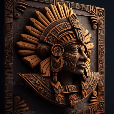 3D model st aztec (STL)